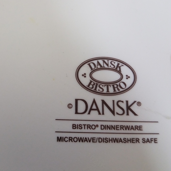 Dansk Bistro Christianshavn Cereal Bowl and Plate Blue - Picture 2 of 8